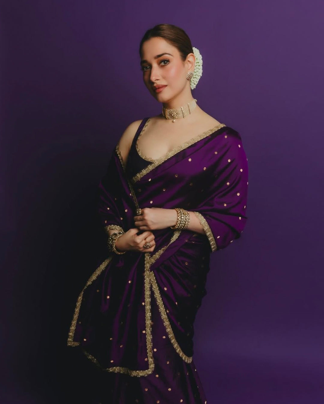 Tamanna Bhatia in Kanak Saree Set