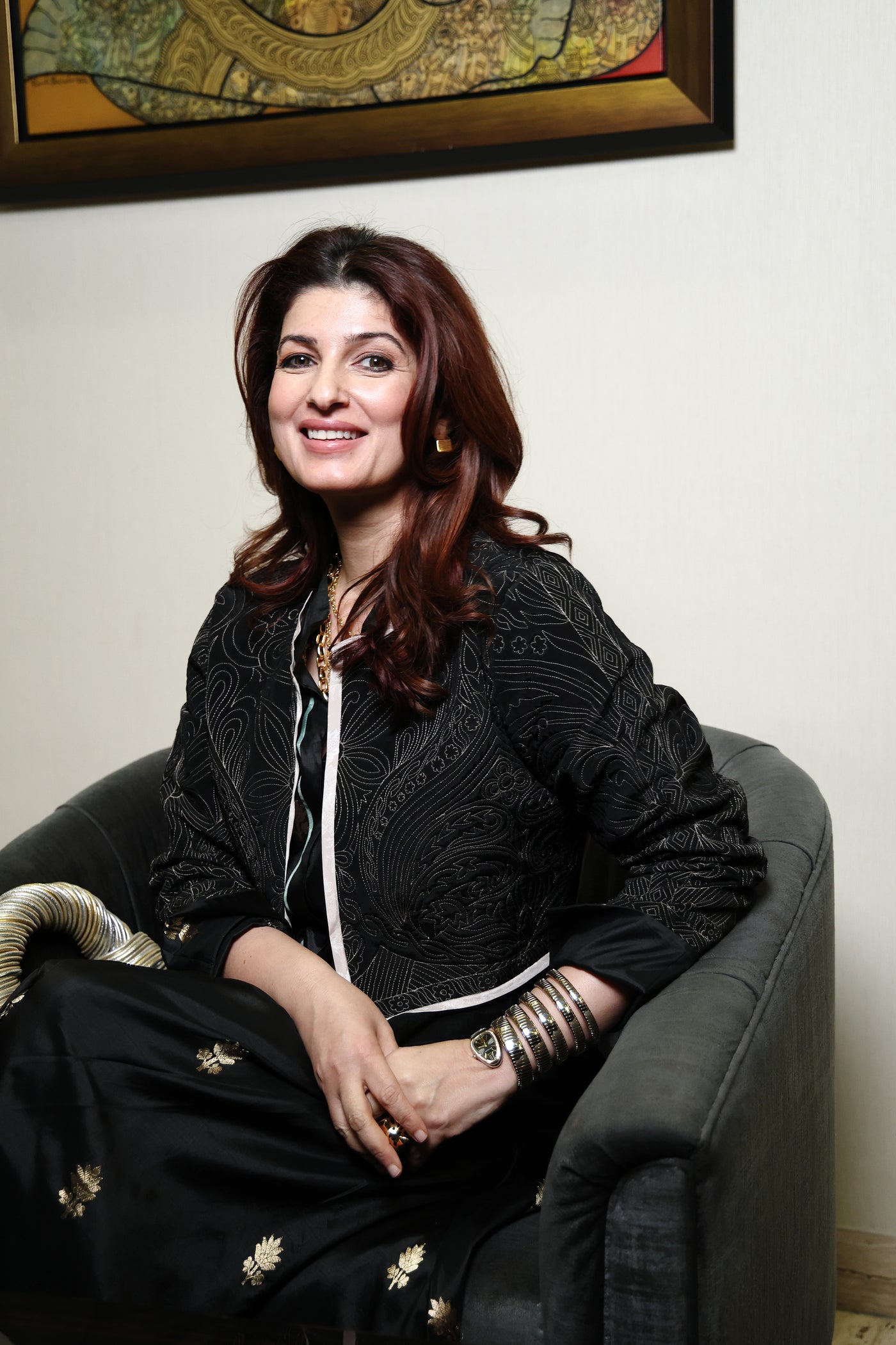 Twinkle Khanna in Iravya Dress